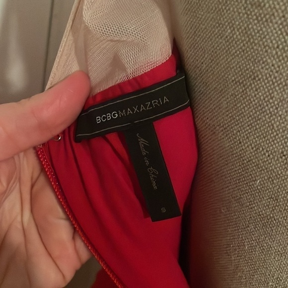 BCBGMAXAZRIA Red Marina Cocktail Dress - Picture 6 of 11